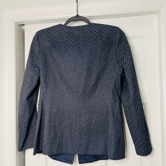 GIORGIO ARMANI • CHEVRON BOW BLAZER - Picture 5 of 9